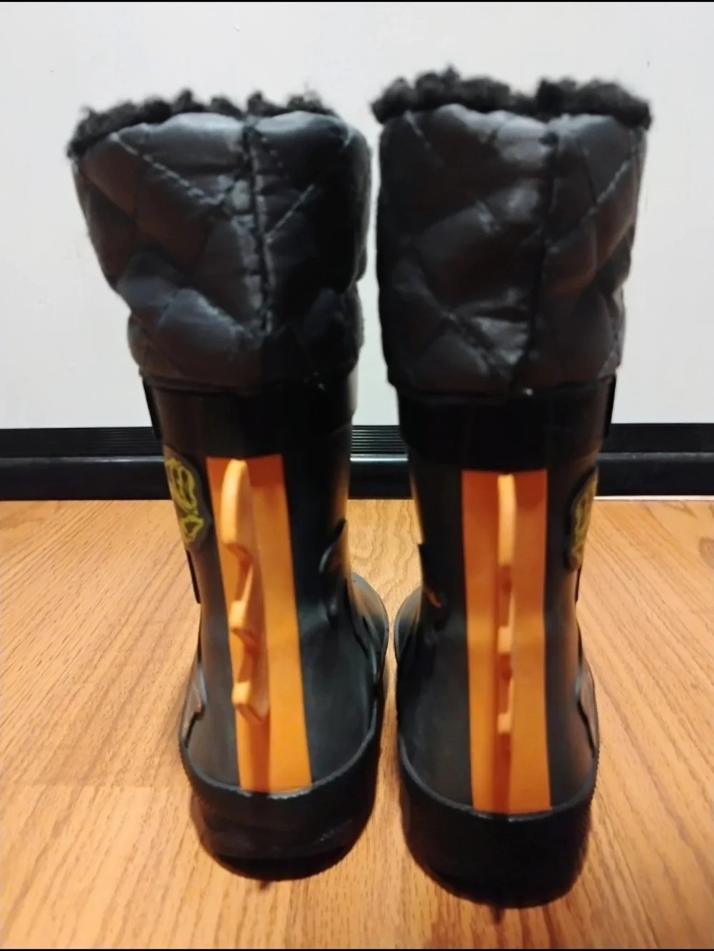 London Fog Kids Waterproof Gray Dino Rain Boots Size 5